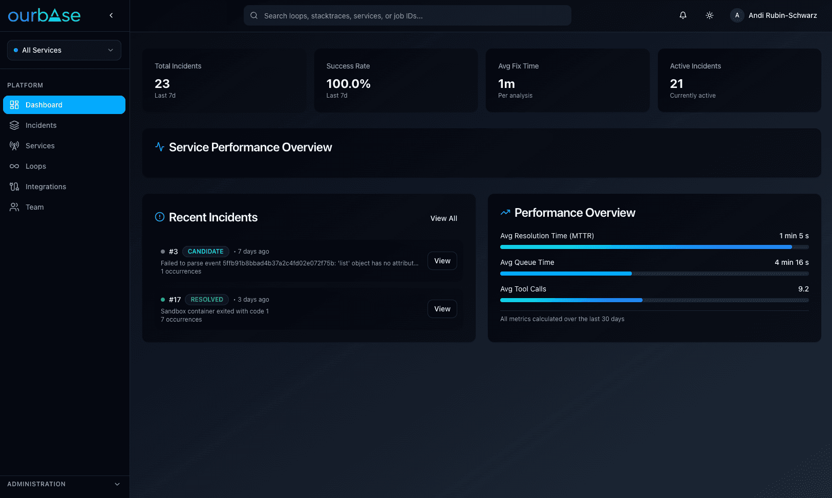 OurBase screenshot