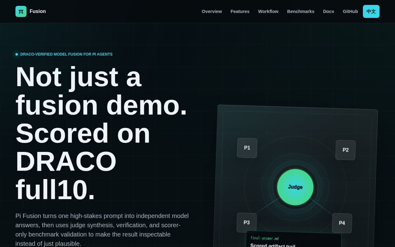 Pi Fusion screenshot