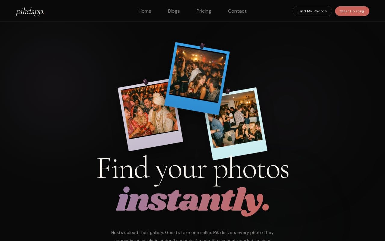 Pikdapp screenshot