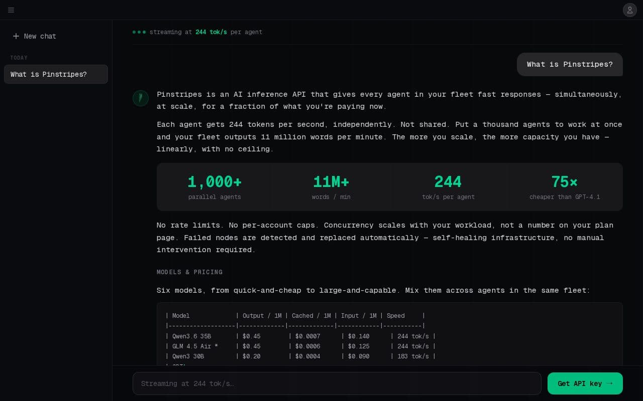 Pinstripes screenshot