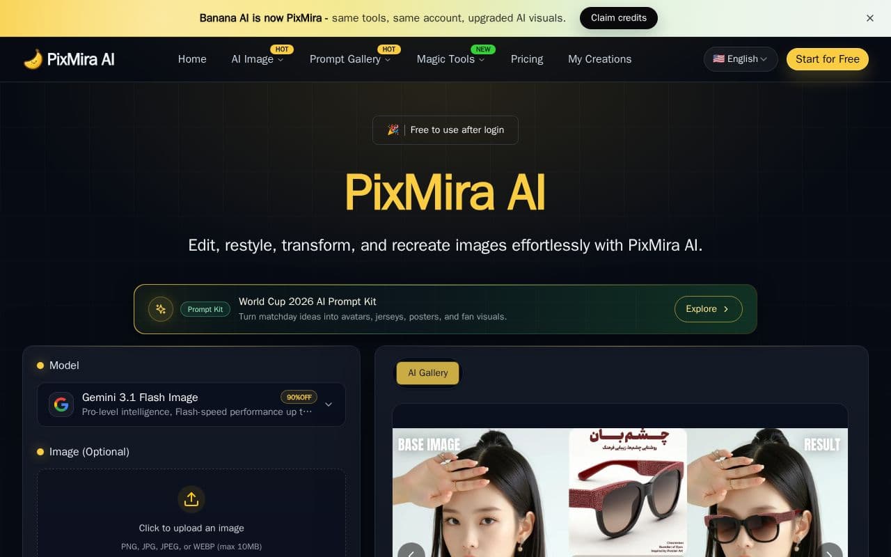 PixMira AI screenshot