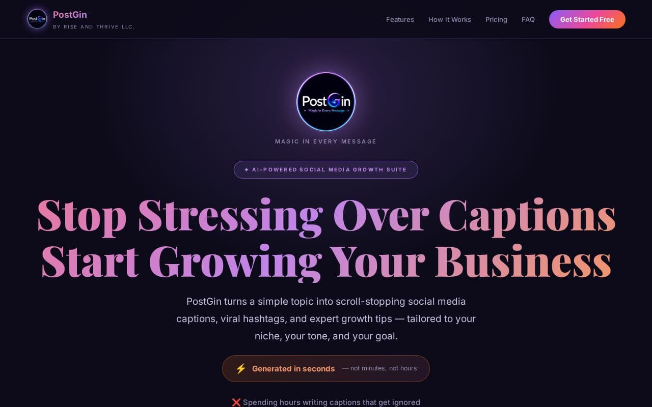 PostGin screenshot