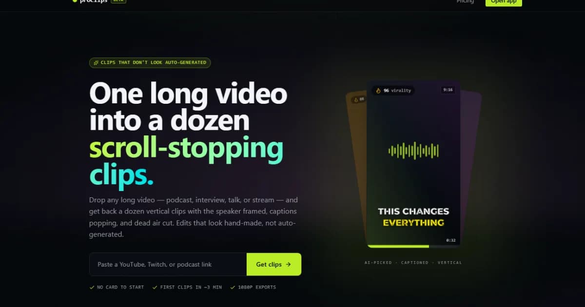 proclips.app screenshot