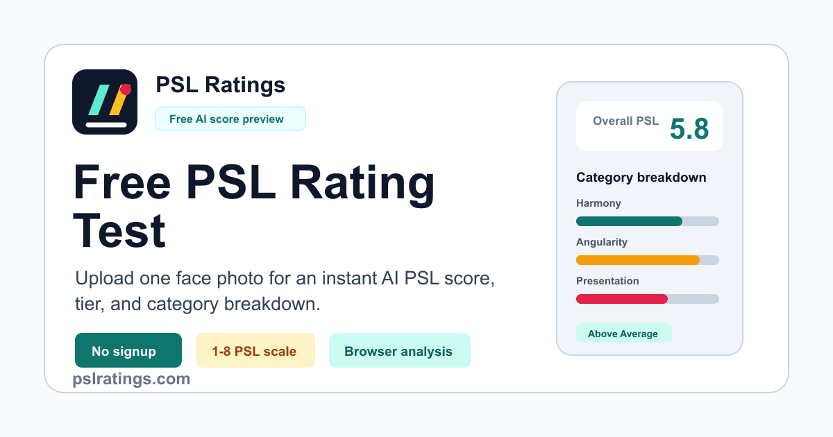 PSL Rating screenshot