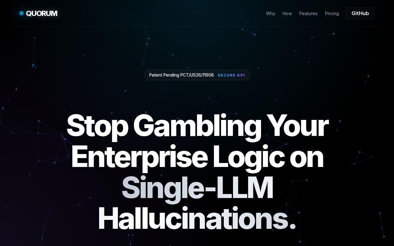 Quorum — Multi-LLM Starter Kit screenshot