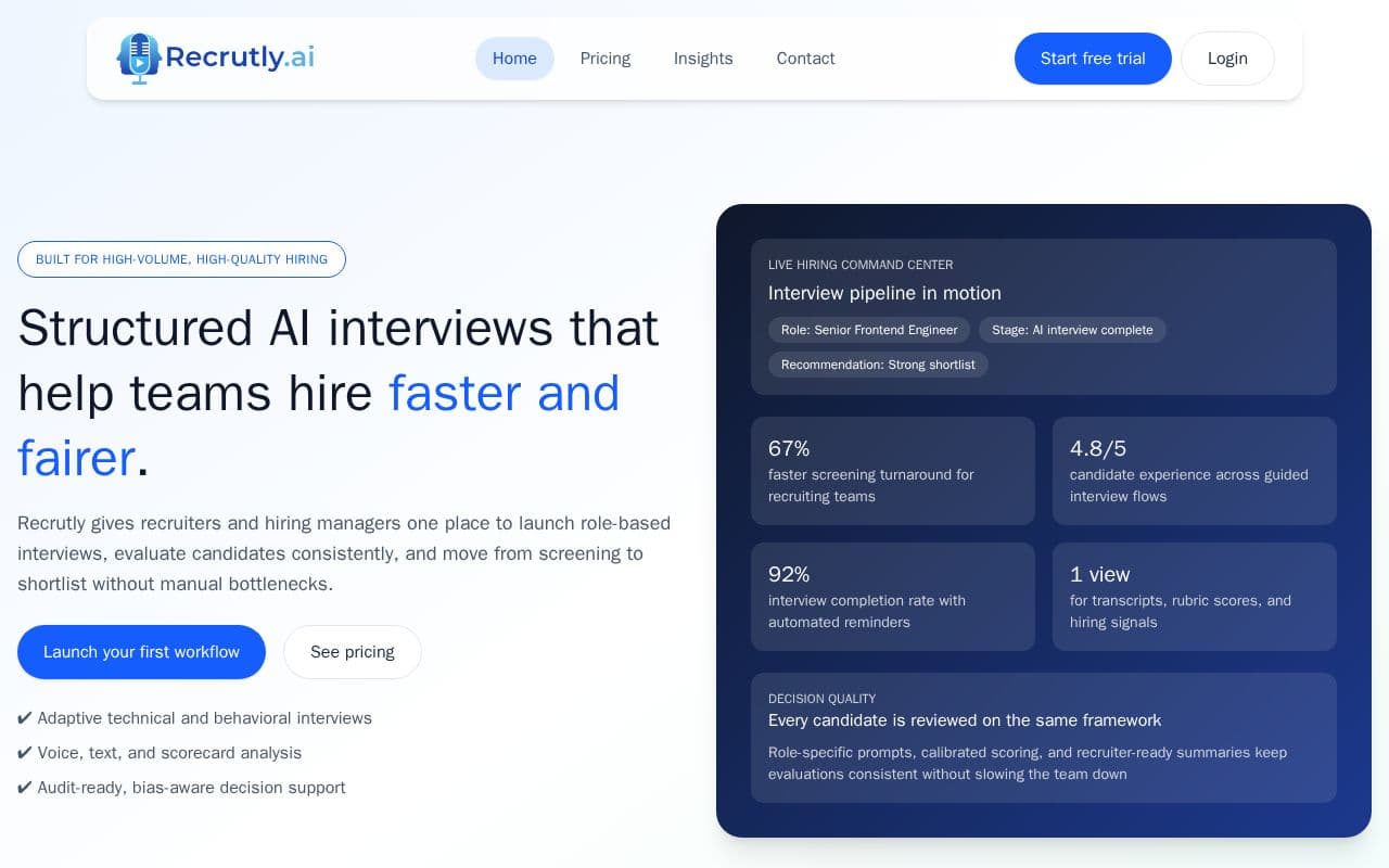 Recrutly screenshot