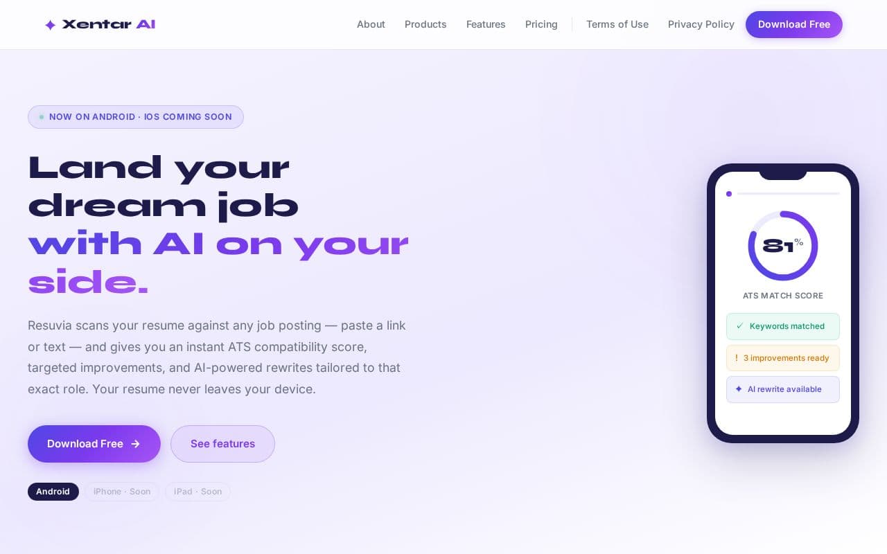 Resuvia - Career Guide+ screenshot