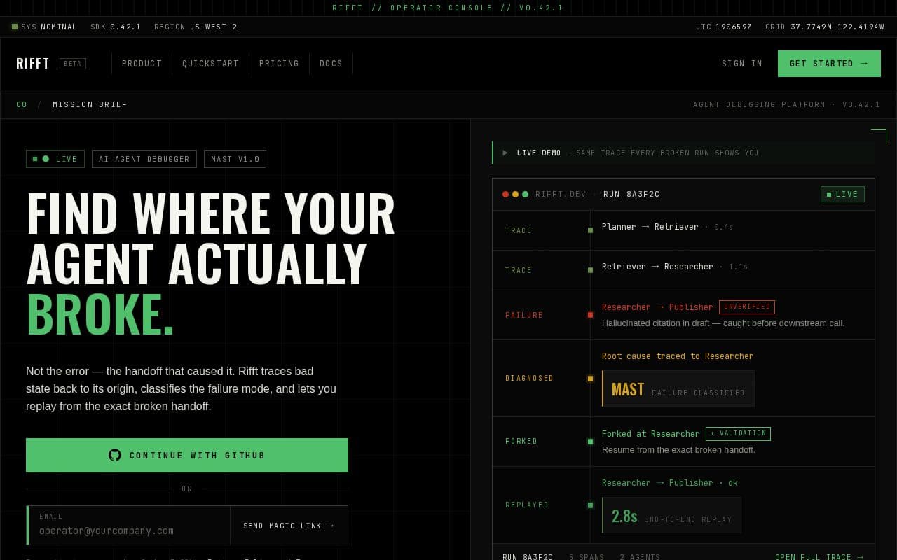 Rifft screenshot