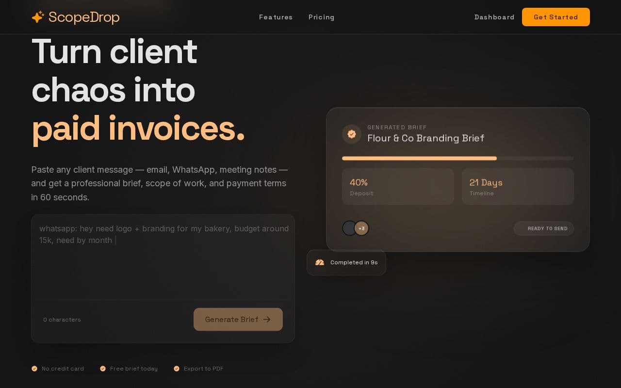 ScopeDrop screenshot