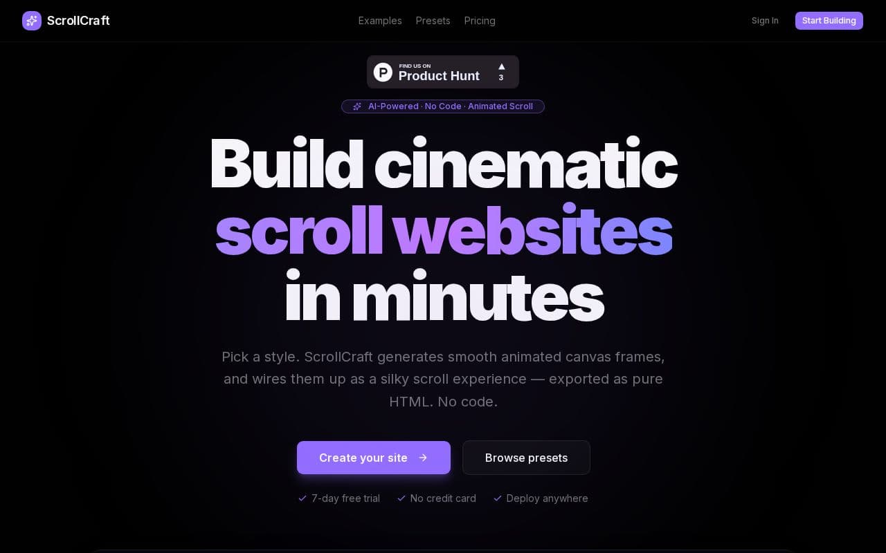 ScrollCraft screenshot