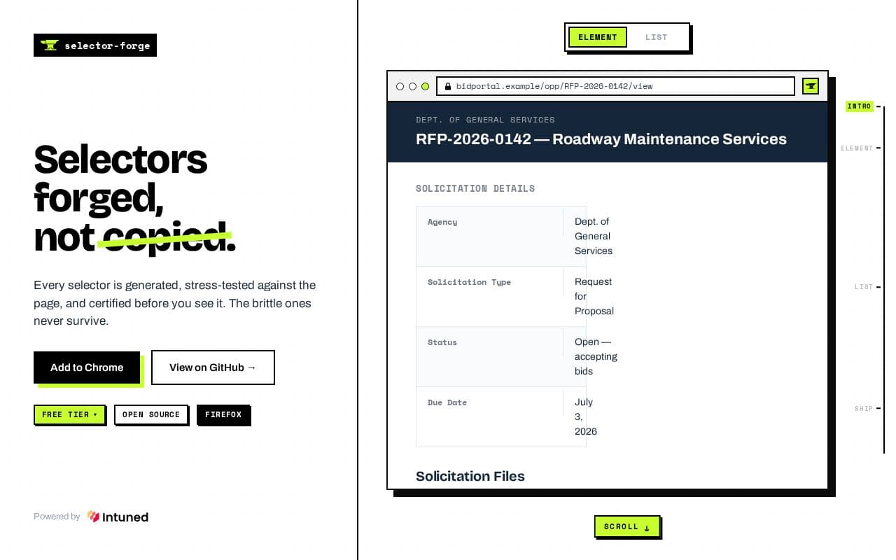 Selector Forge screenshot