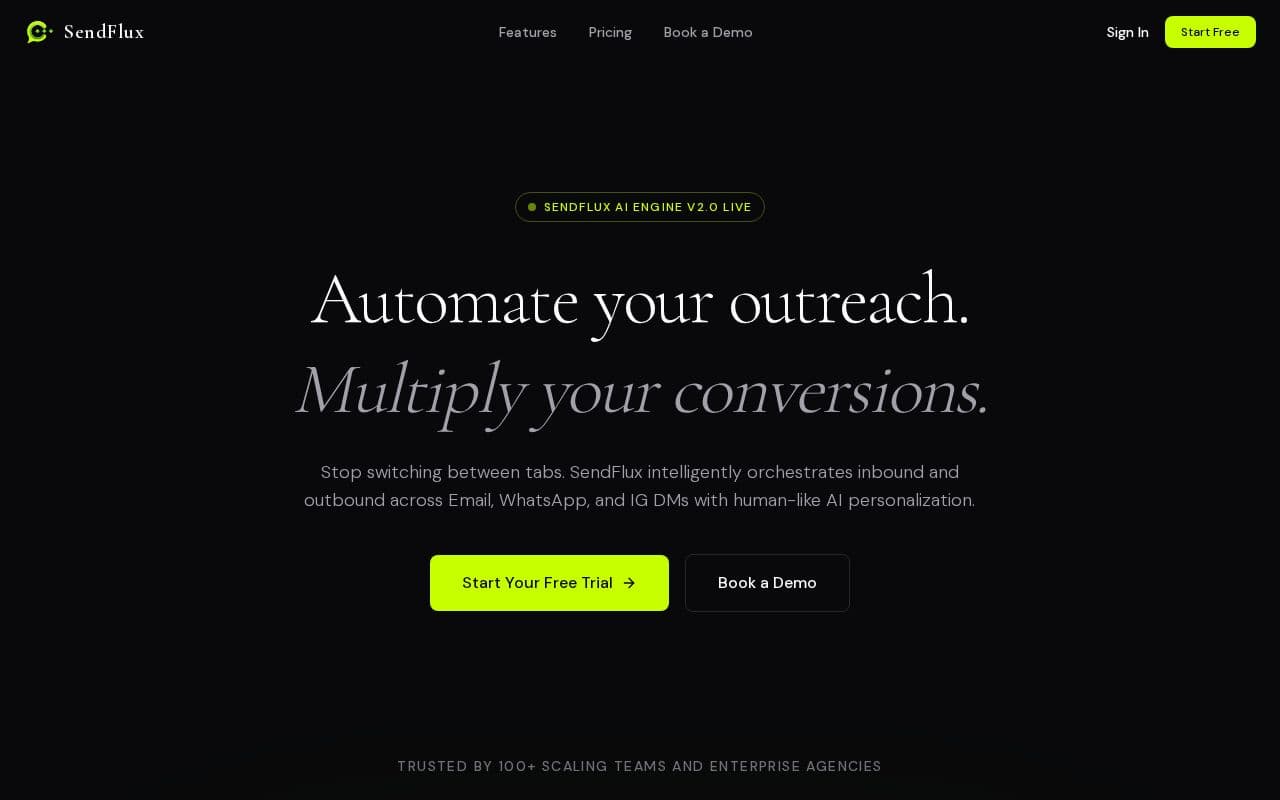 SendFlux screenshot