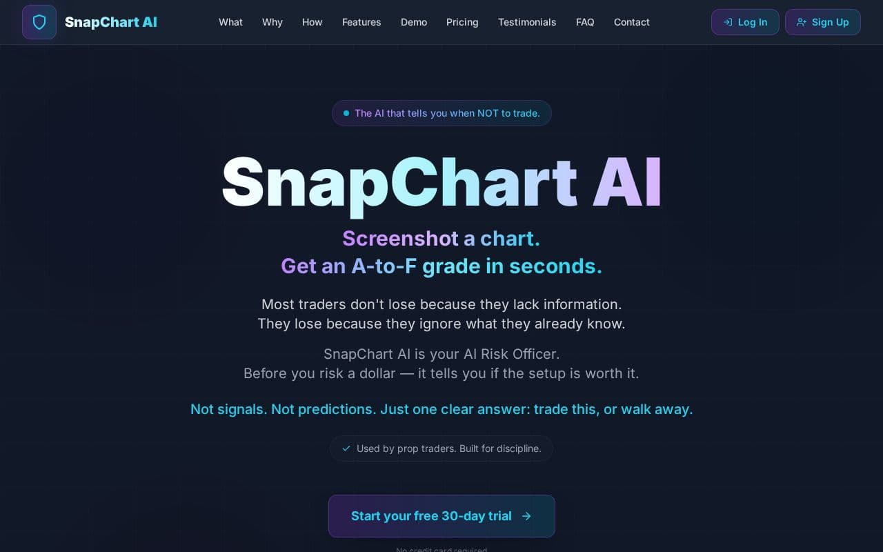 Snap Chart AI screenshot