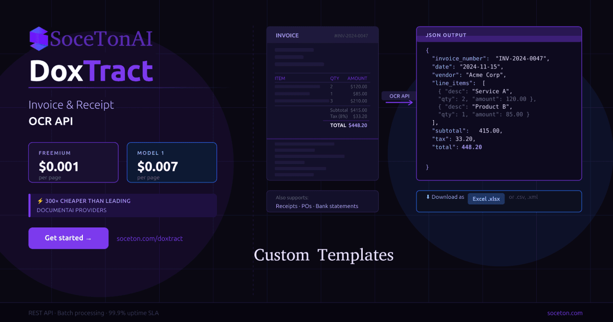 SoceTonAI DoxTract screenshot