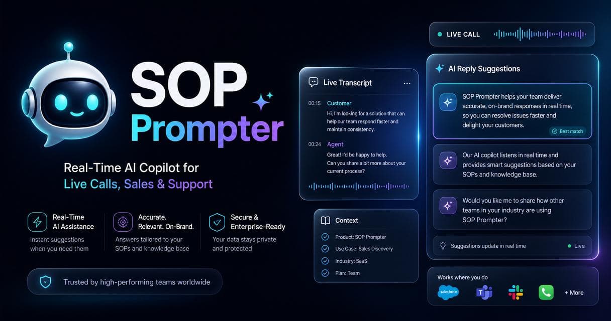 SOP Prompter screenshot
