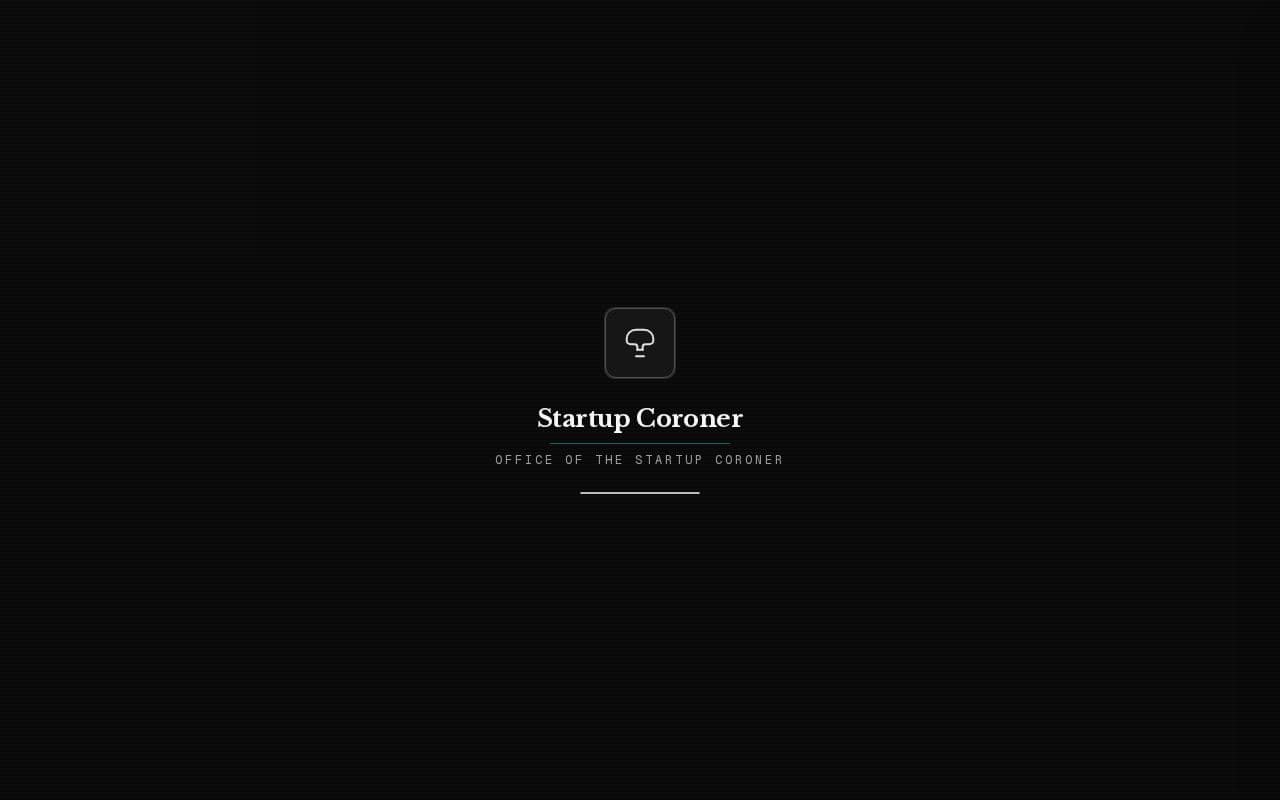 Startup Coroner  screenshot