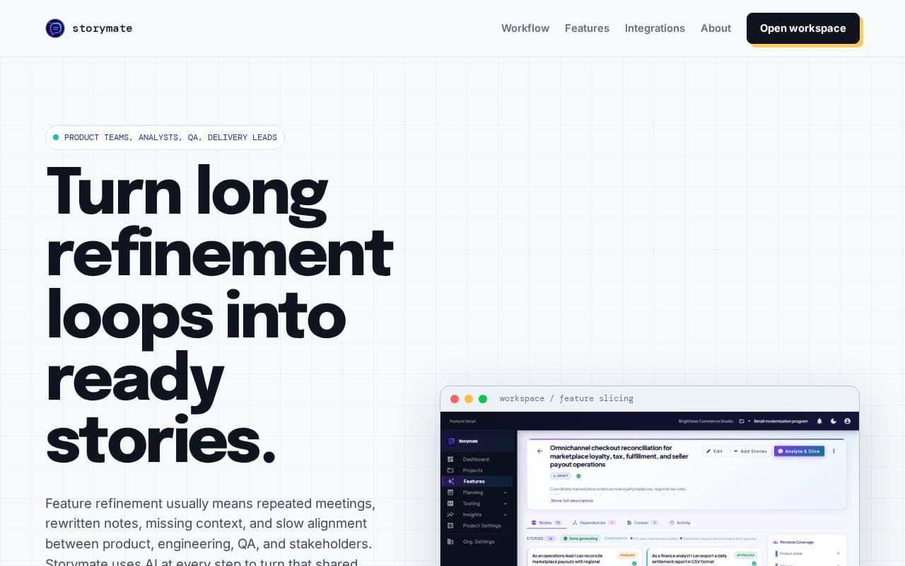 Storymate screenshot