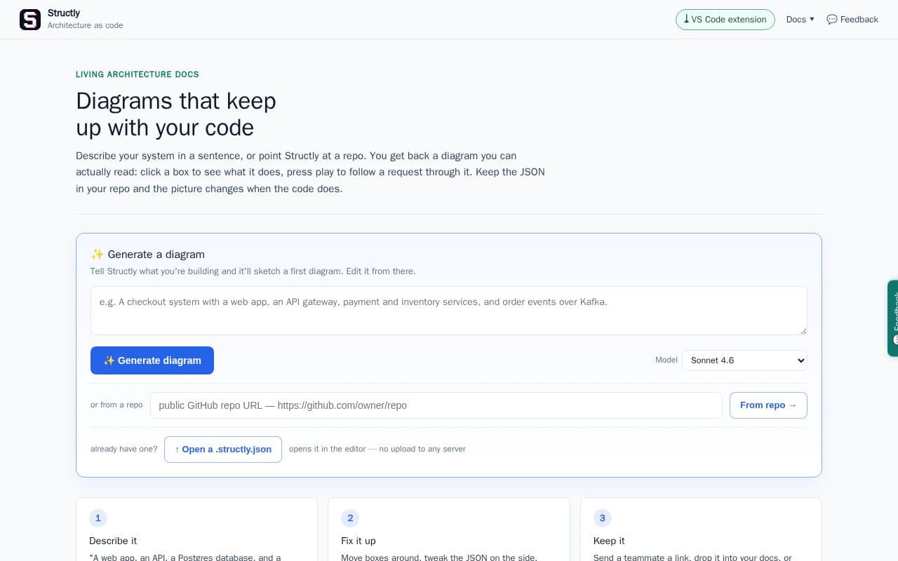 Structly screenshot