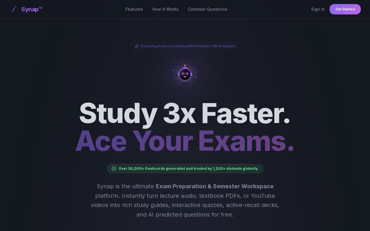 Synap screenshot