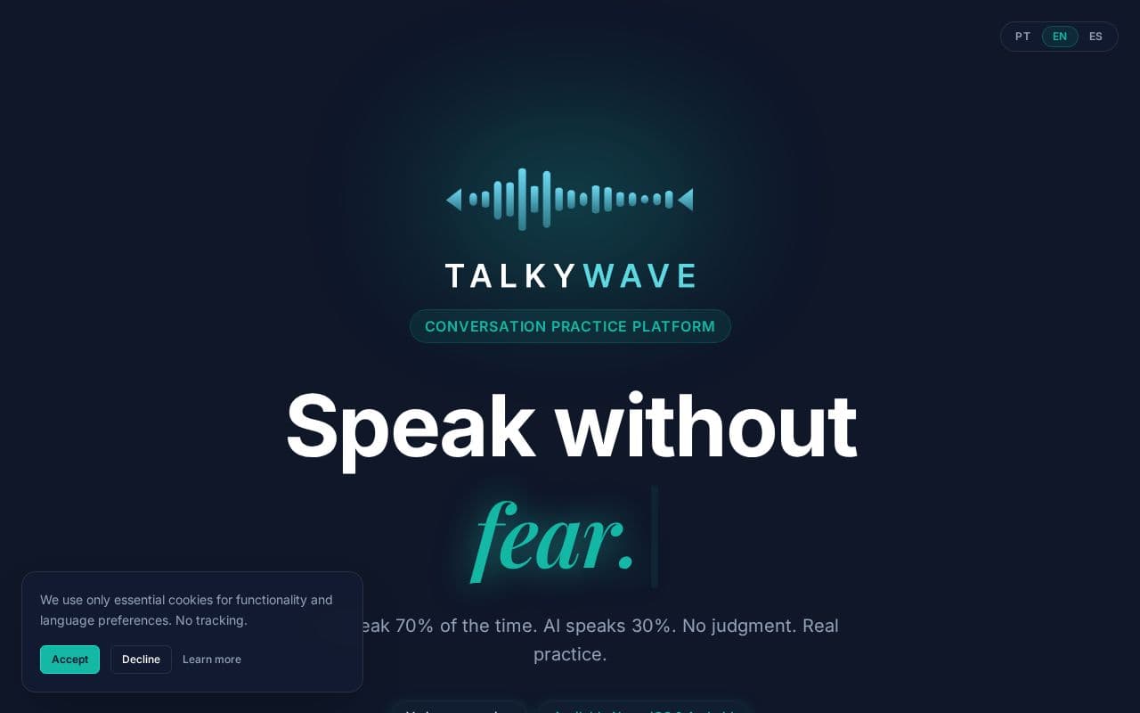 TalkyWave screenshot