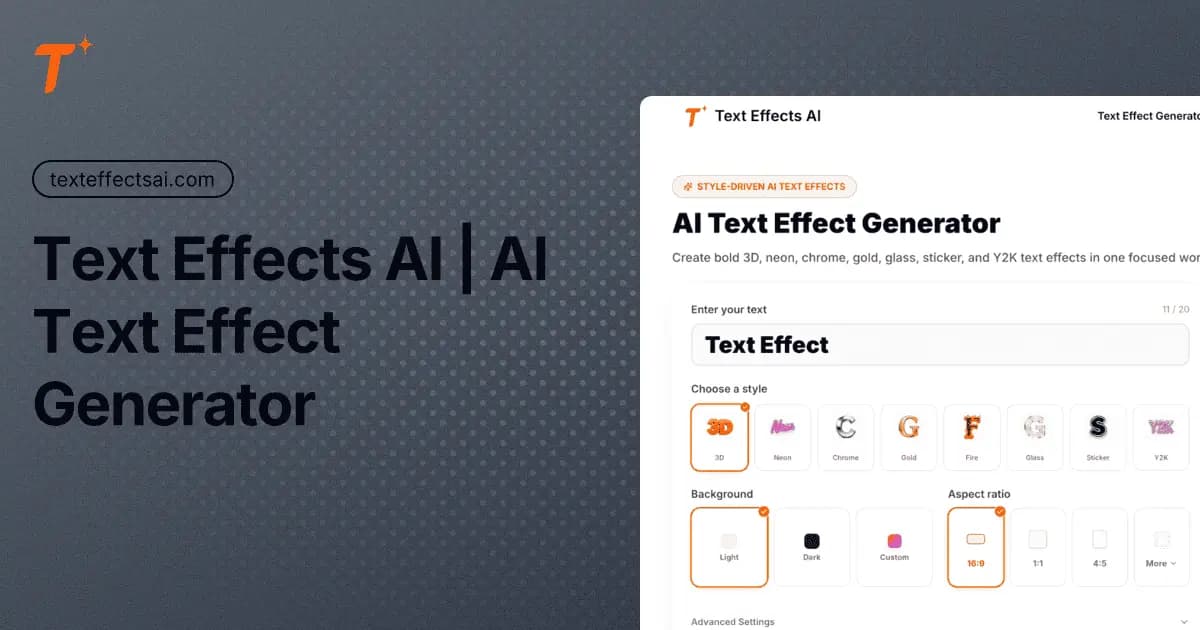 Text Effects AI screenshot
