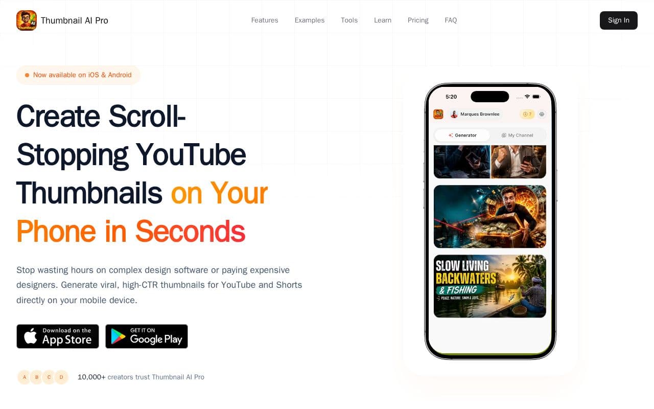 Thumbnail AI Pro screenshot