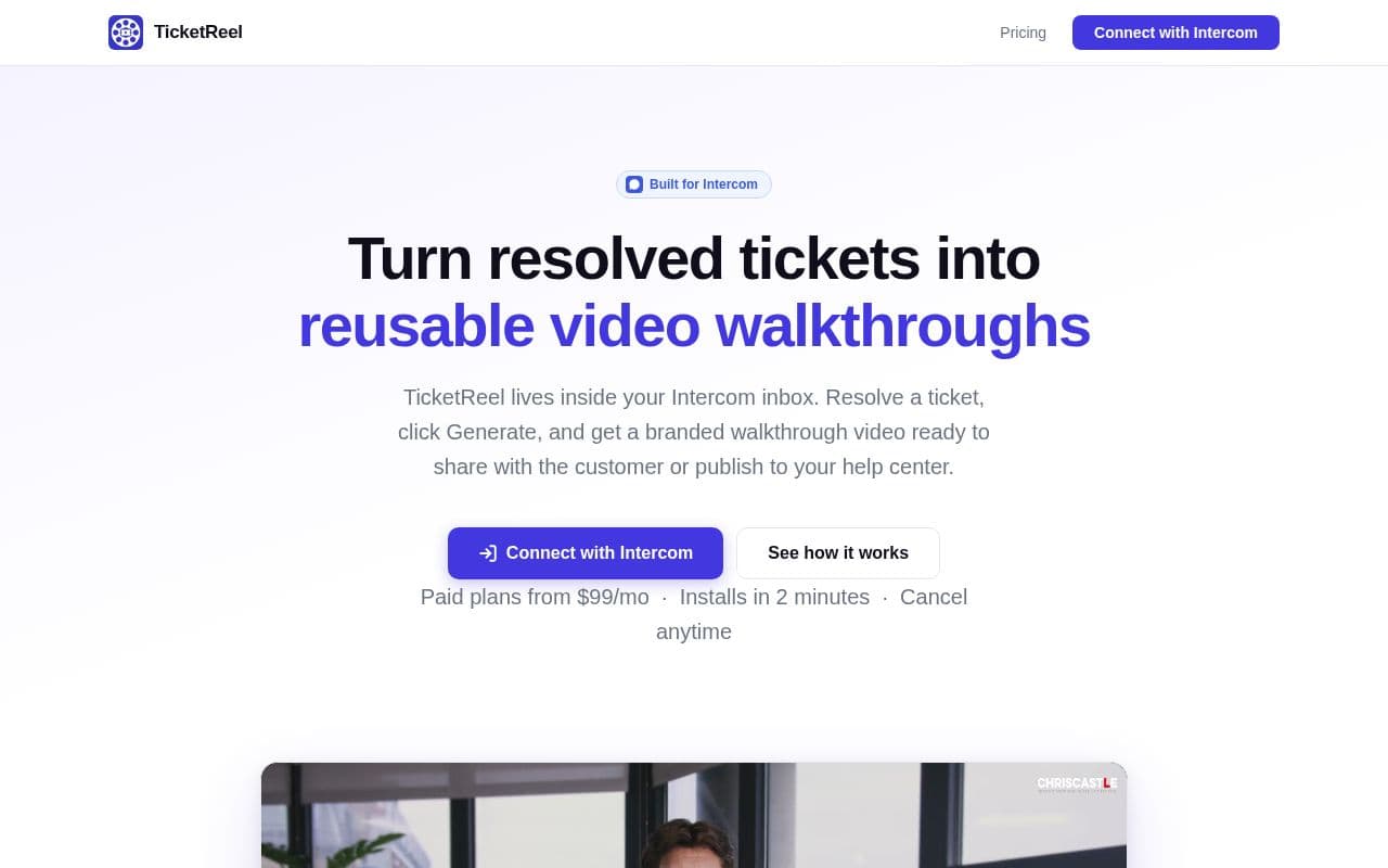 TicketReel screenshot
