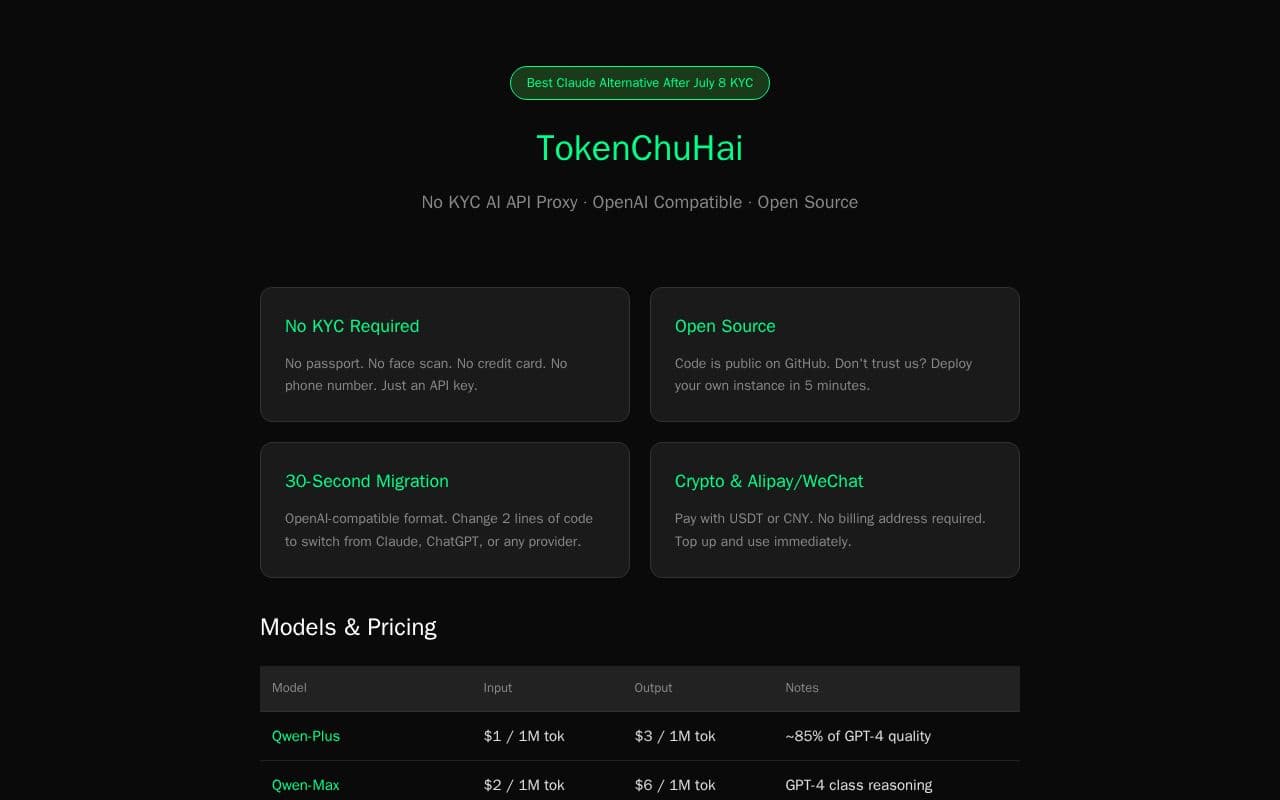 TokenChuHai screenshot