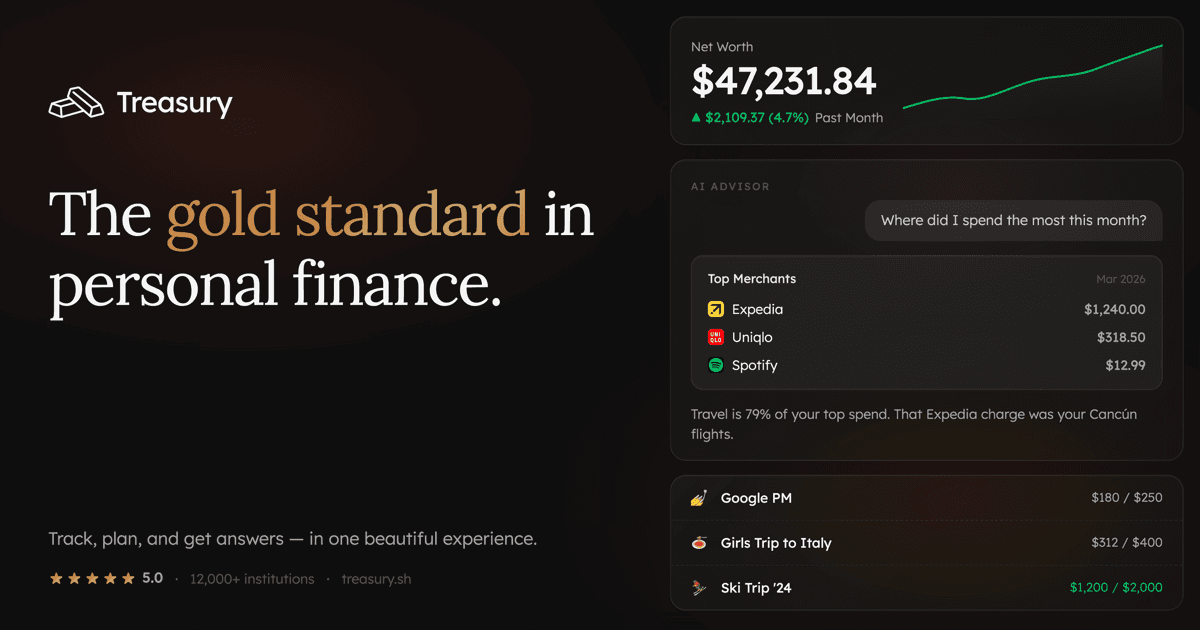 Treasury AI screenshot