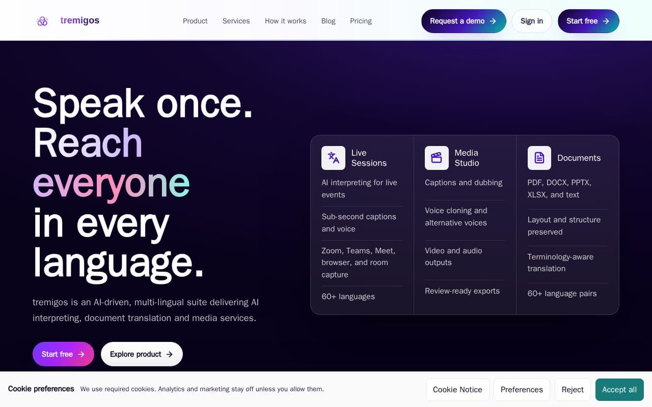 Tremigos screenshot