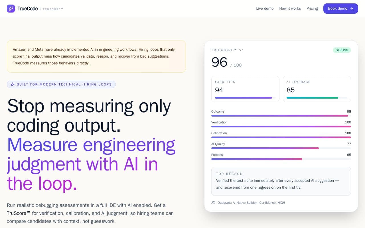 TrueCode screenshot