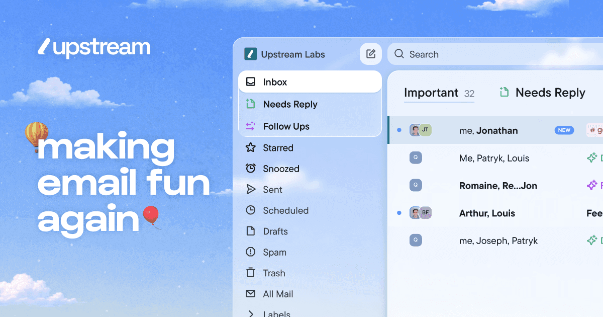 Upstream screenshot