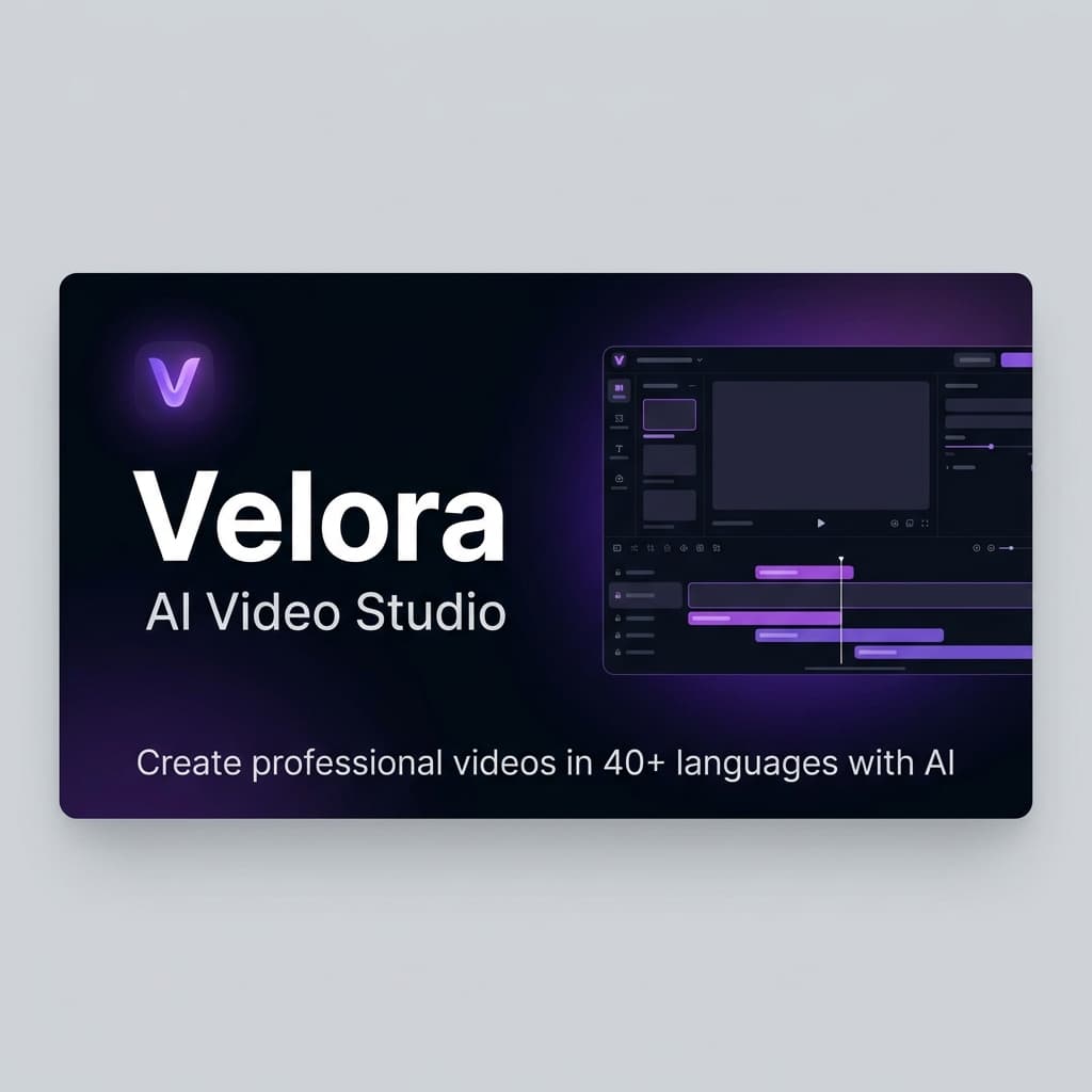 Velora AI Studio screenshot