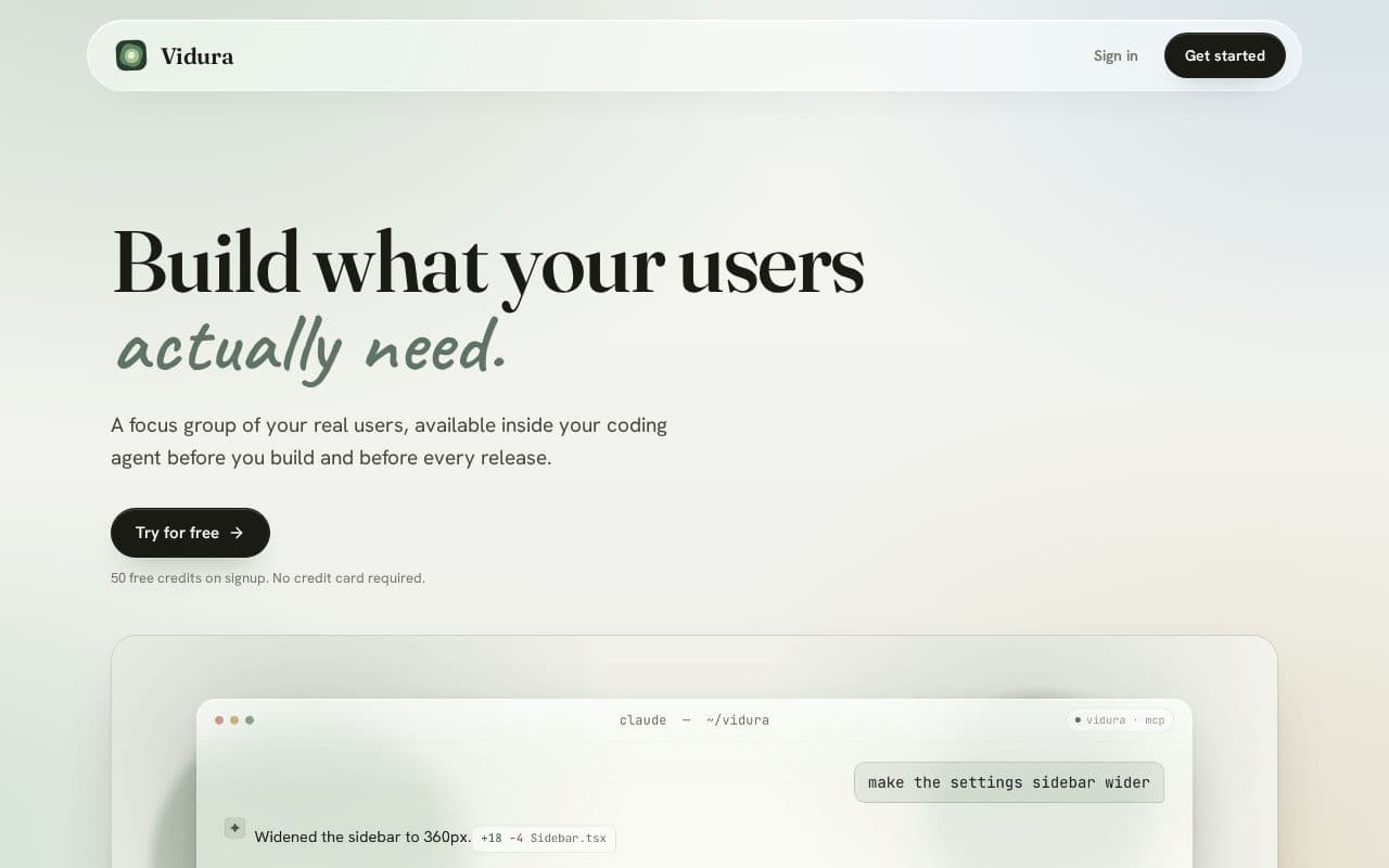 Vidura screenshot