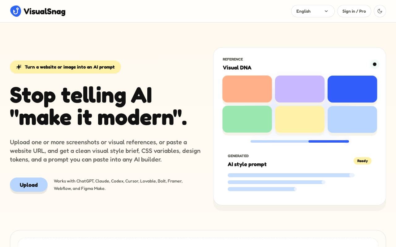 VisualSnag screenshot