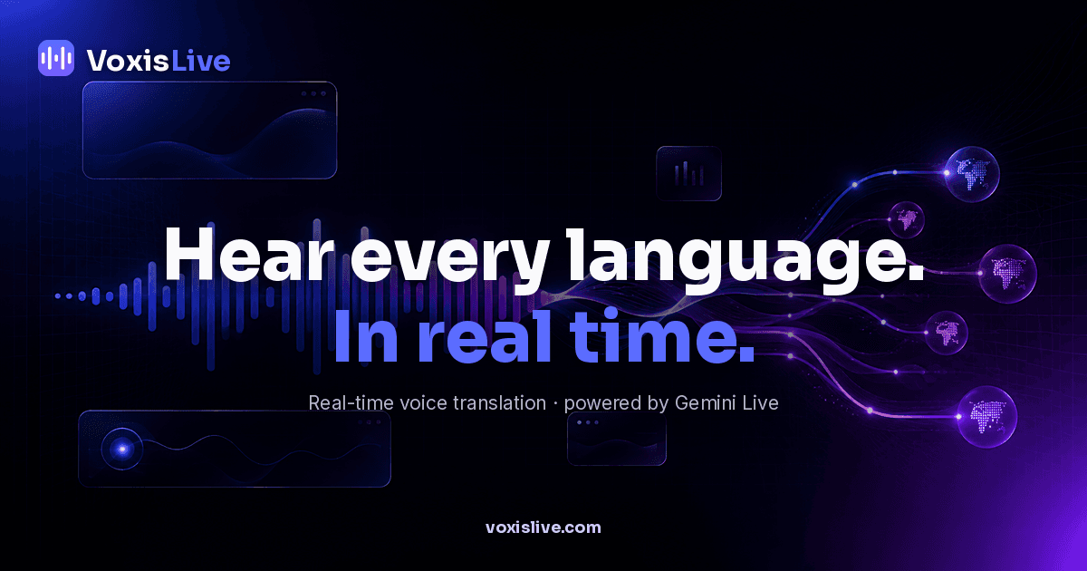 VoxisLive screenshot