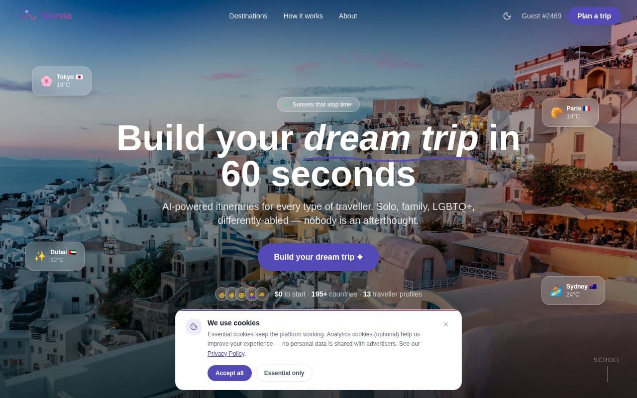 Wavvia screenshot