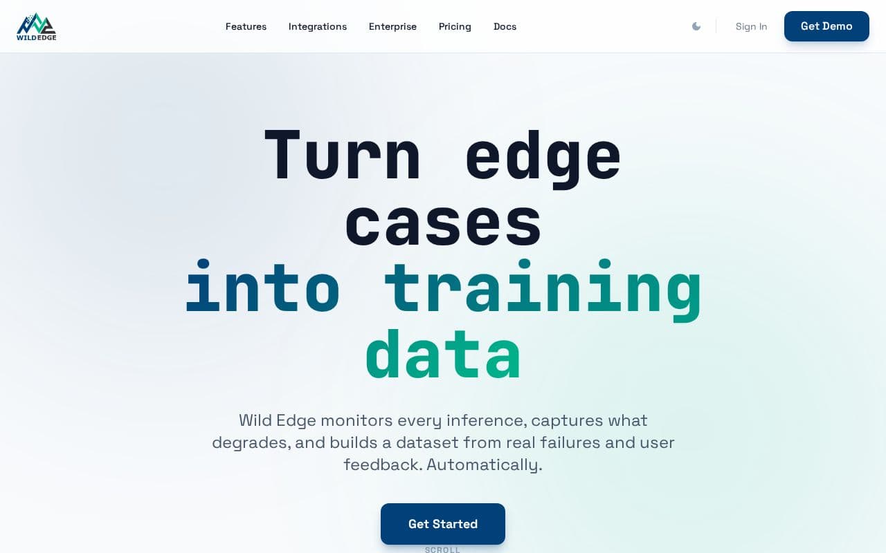 WildEdge.dev screenshot