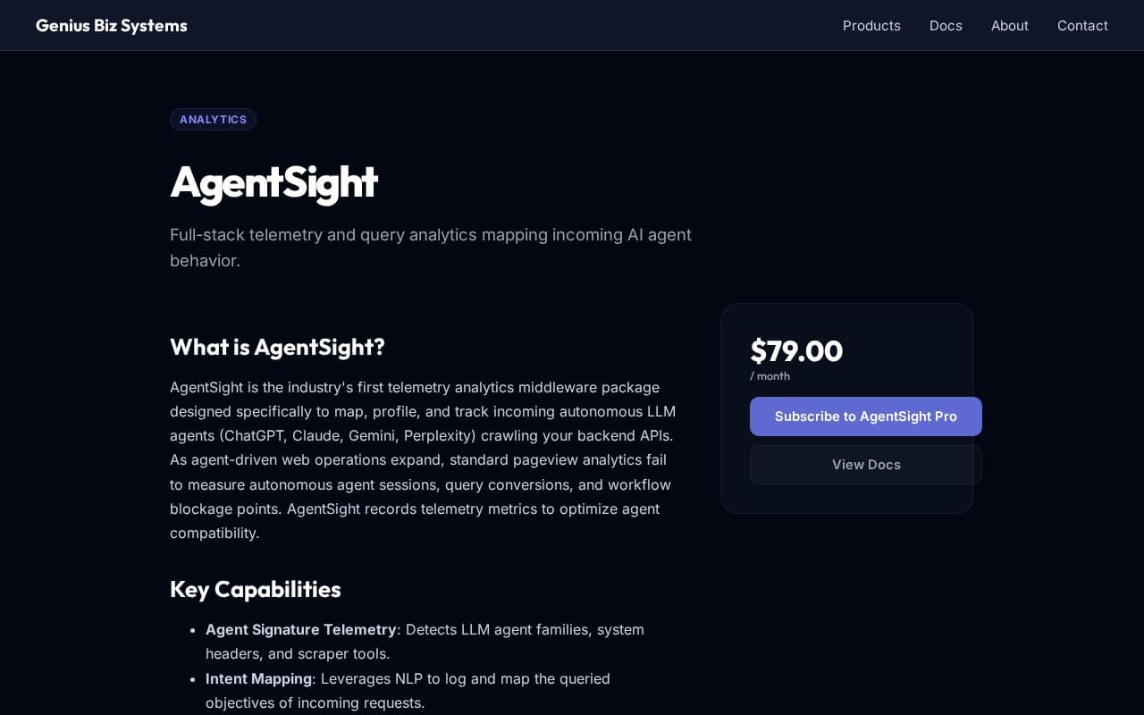 Agent Sight screenshot