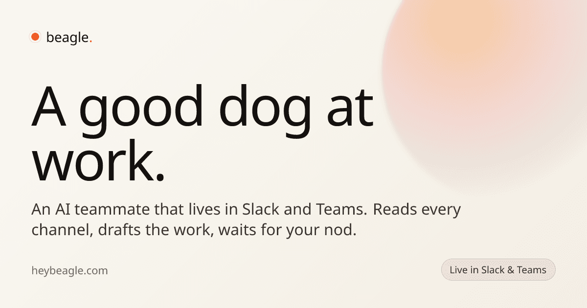 Beagle - AI sidekick for agencies screenshot