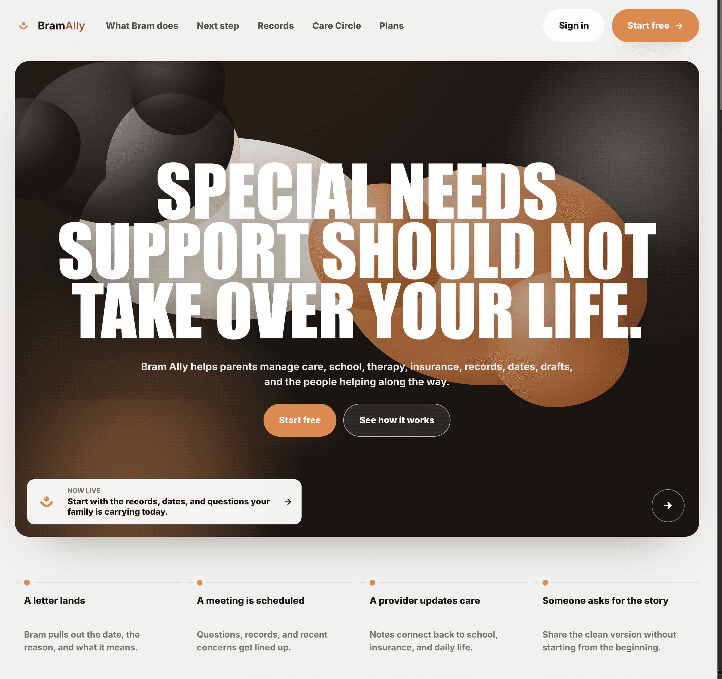 Bram Ally: special-needs appeal agent screenshot