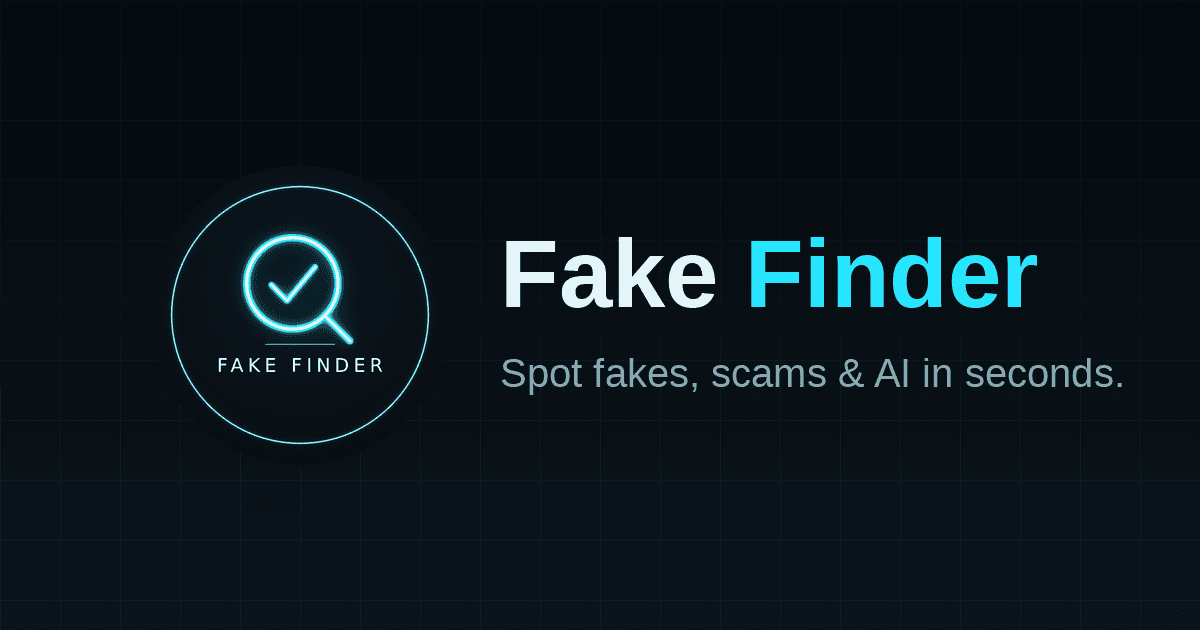 Fake Finder — Is It Real or Fake? screenshot