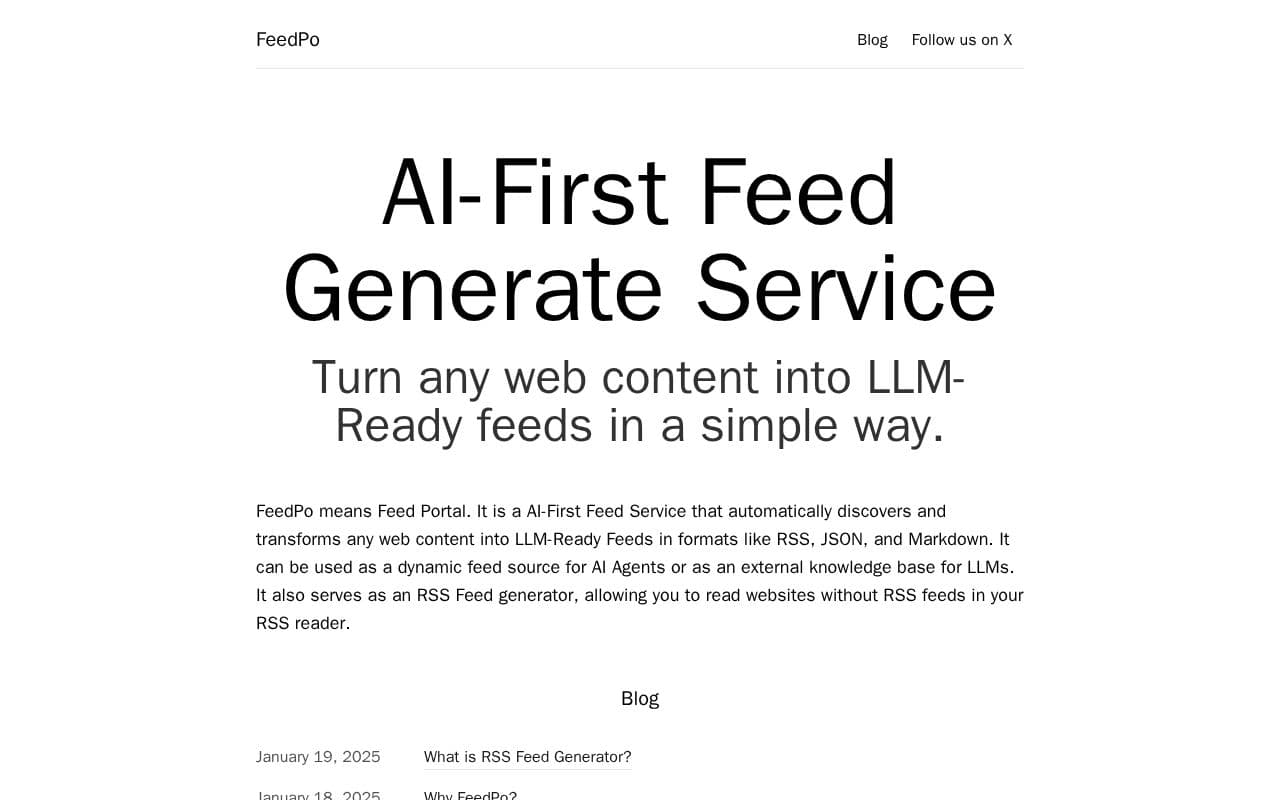 FeedPo screenshot