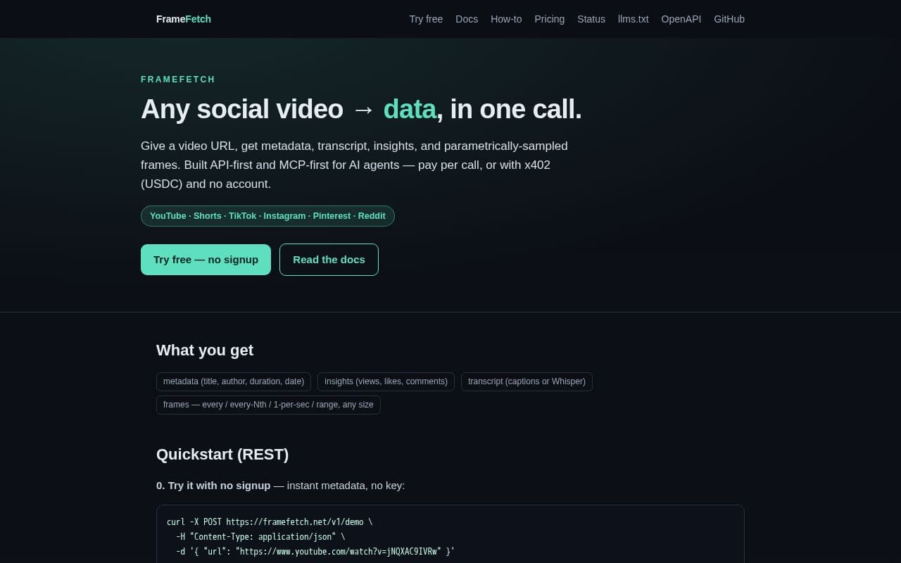 FrameFetch screenshot