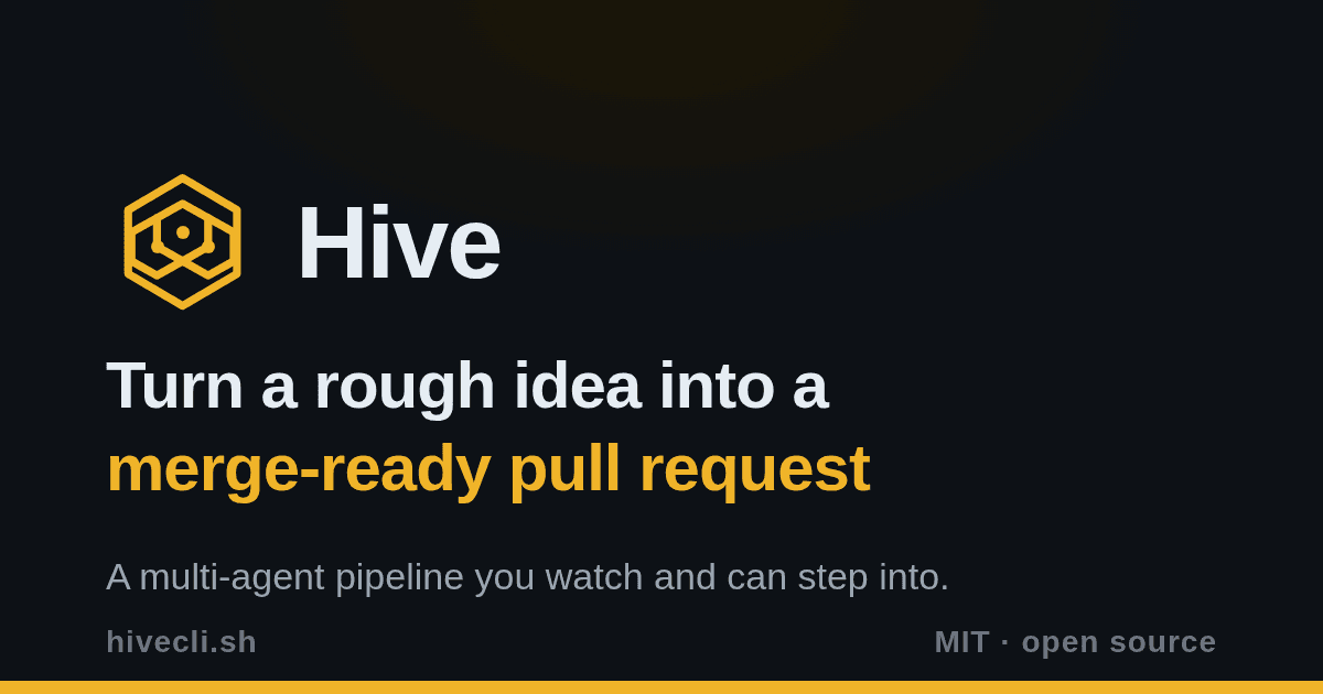 Hive screenshot