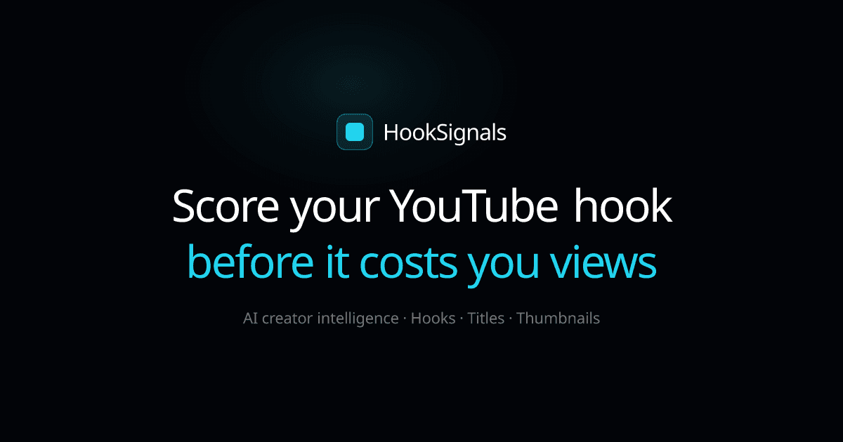 HookSignals screenshot