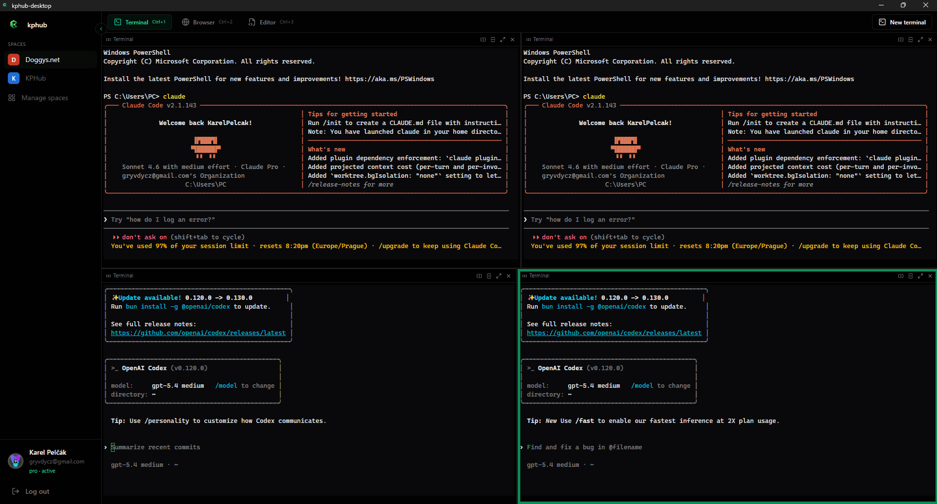 KPWorkSpace screenshot