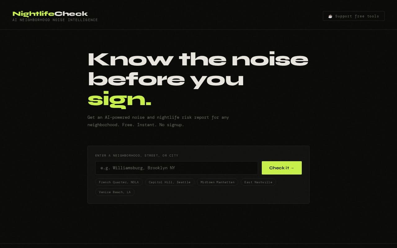 NightlifeCheck — Know Before You Sign screenshot