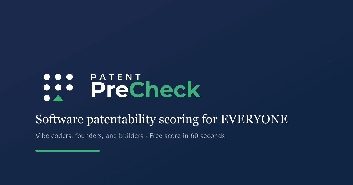 Patent PreCheck screenshot