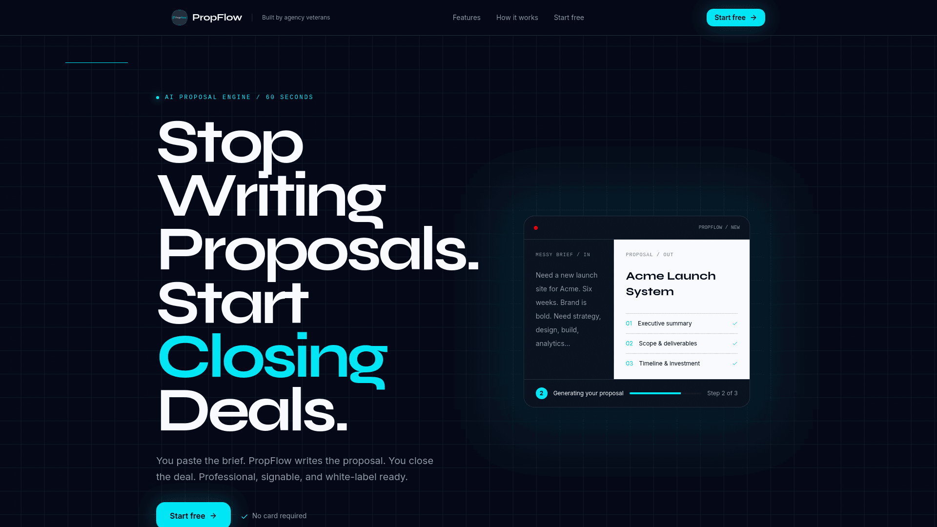 PropFlow — Close Deals, Not Documents screenshot